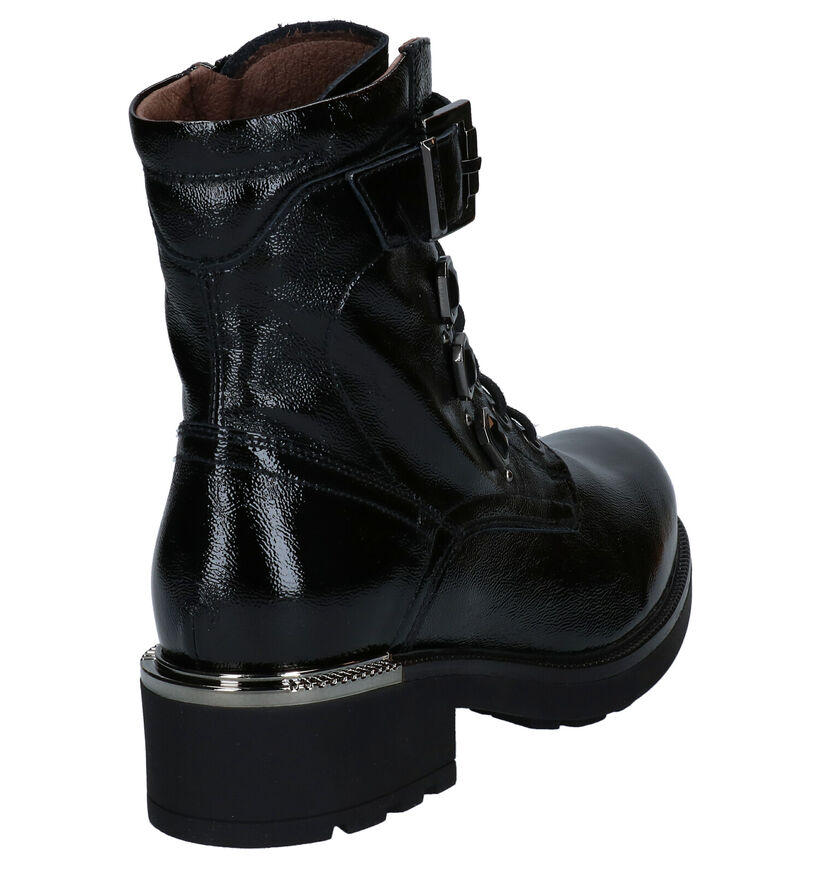 NeroGiardini Boots à lacets en Noir en verni (284016)