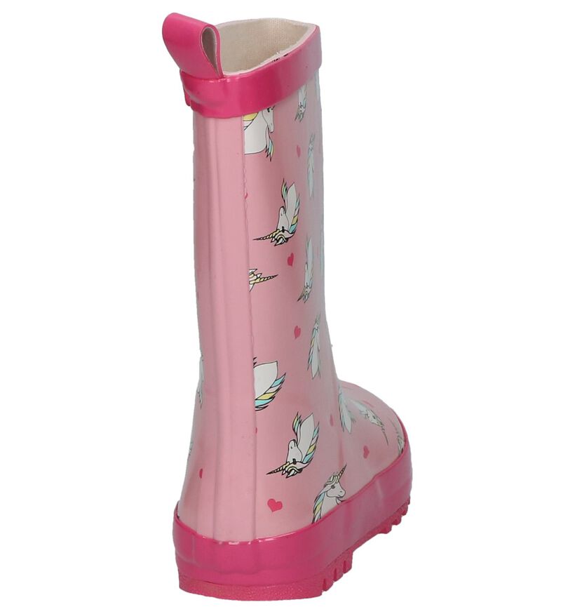 Roze Regenlaarzen Dazzle voor meisjes (208722) - geschikt voor steunzolen