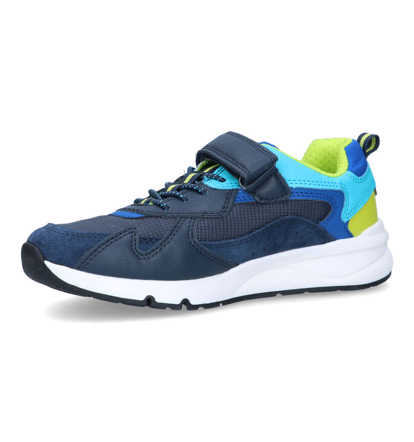 Geox Rooner Blauwe Sneakers voor jongens (320629) - geschikt voor steunzolen