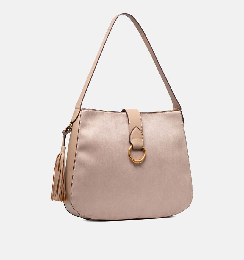 Laurent David Taupe Schoudertas voor dames (365090)