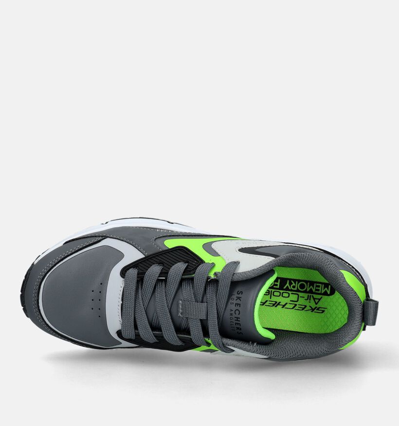 Skechers Uno Gen1 Color Surge Grijze Sneakers voor jongens (327973)