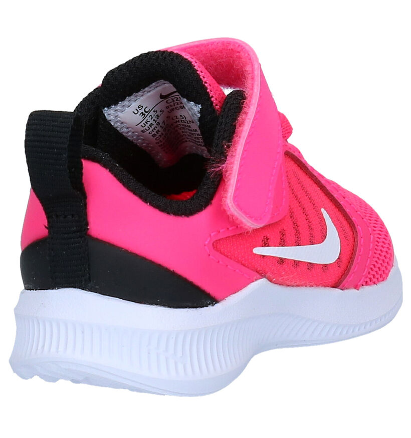 Nike Downshifter Roze Babysneakers in stof (277537)