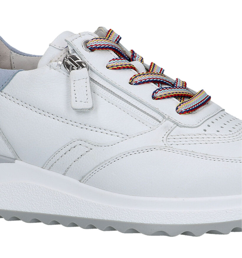 Gabor OptiFit Witte Sneakers voor dames (319478) - geschikt voor steunzolen