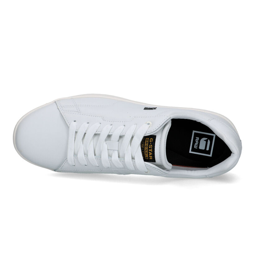 G-Star Cadet Lea Chaussures à lacets en Blanc pour hommes (320073) - pour semelles orthopédiques