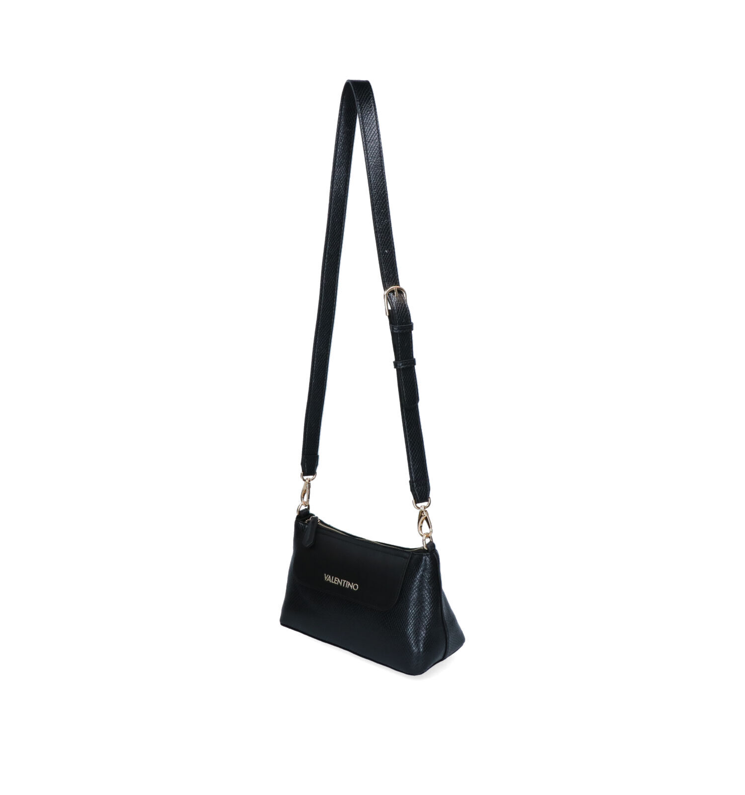 Valentino Handbags Rolls Zwarte Schoudertas Dames Schoudertassen