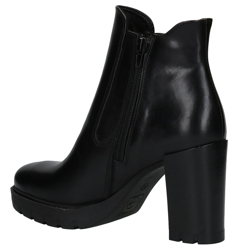 Tamaris Touch It Bottillons en Noir en cuir (280657)