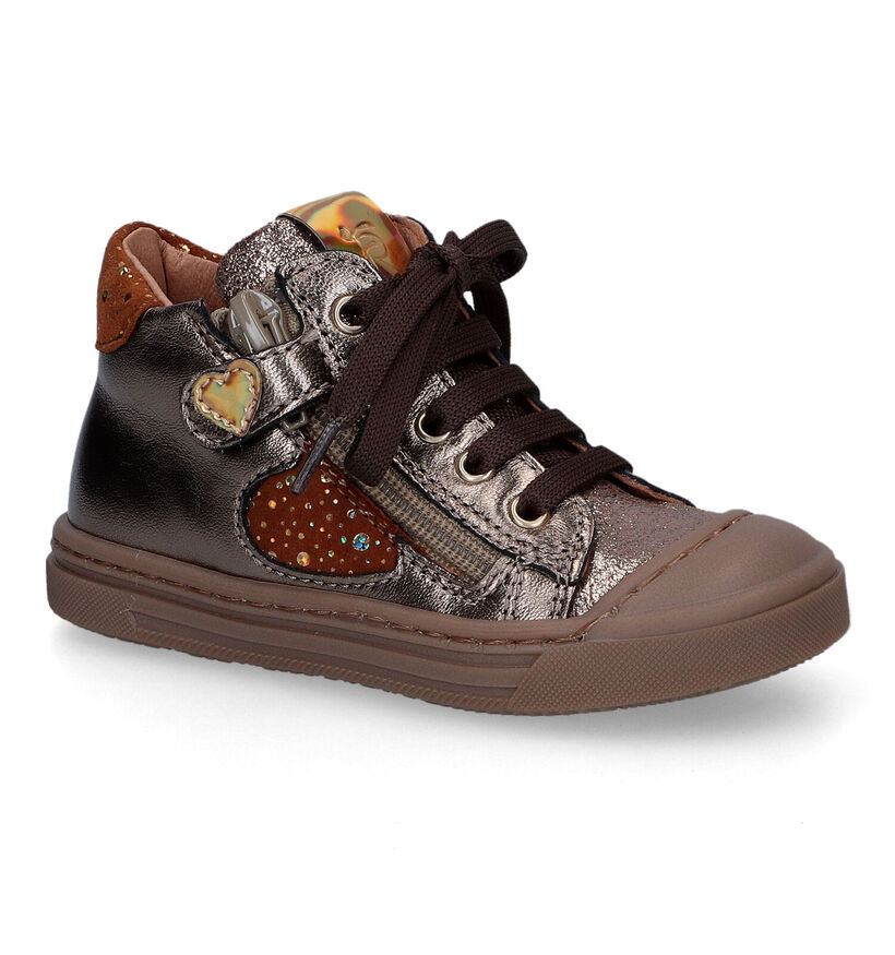 FR by Romagnoli Bronzen Babyschoenen in leer (314522)