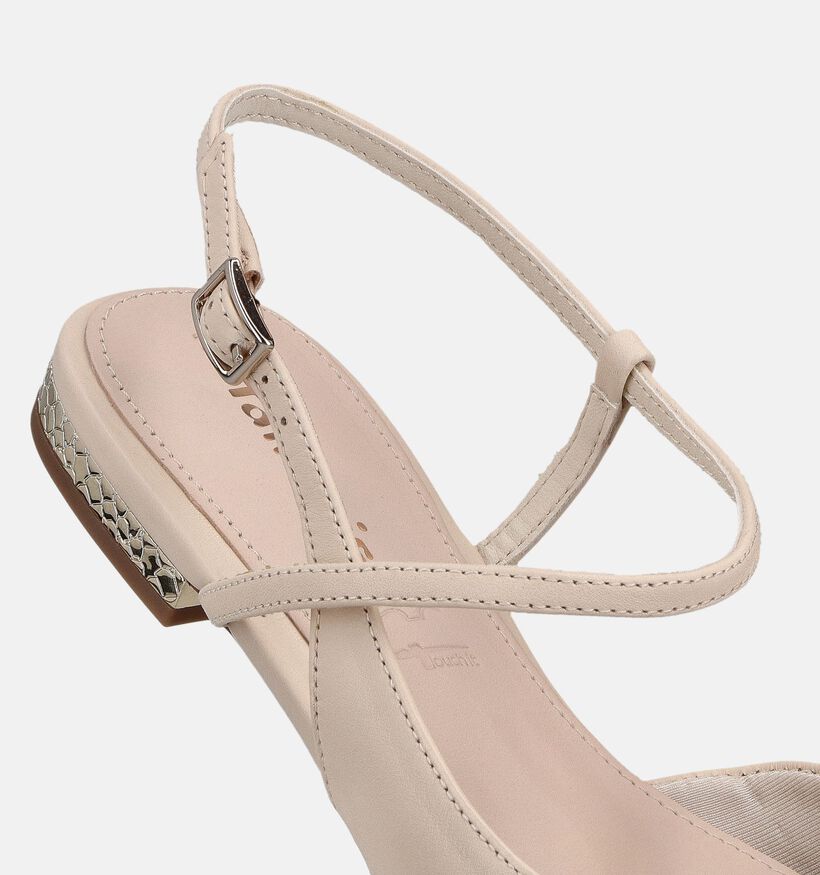 Tamaris Ballerines Slingback en &Eacute;cru pour femmes (367691)