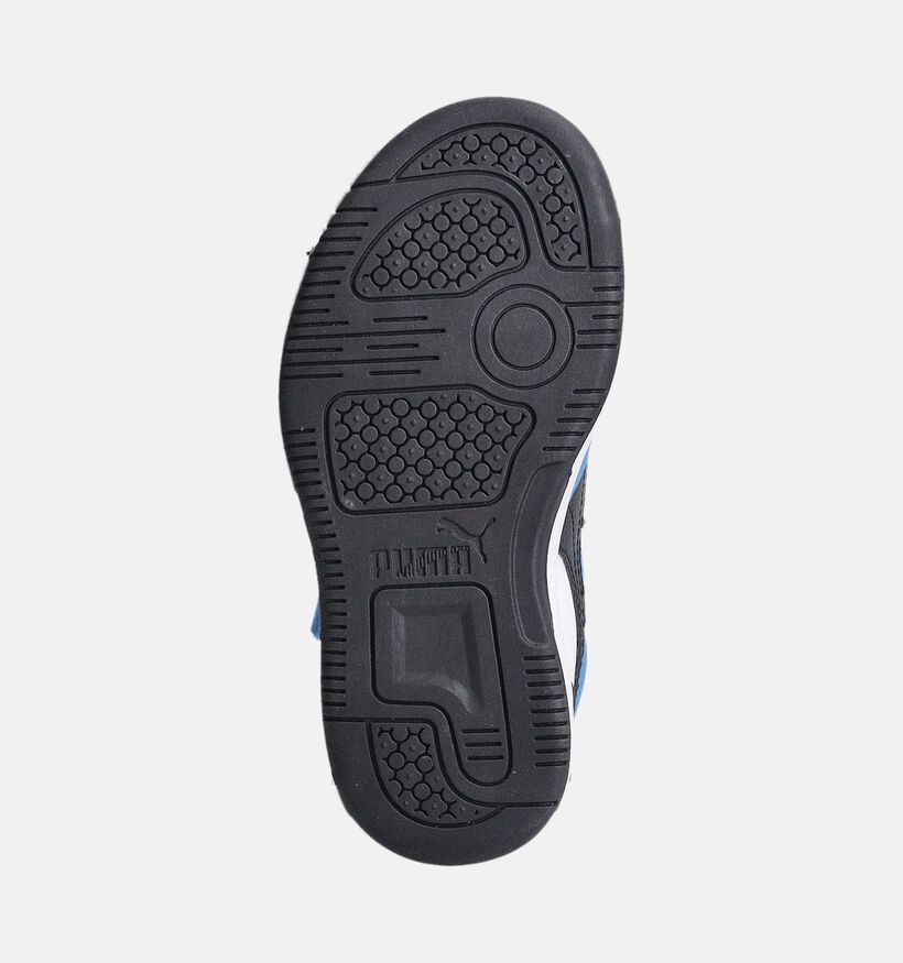 Puma Rebound Baskets montantes en Blanc pour filles, garçons (359213) - pour semelles orthopédiques