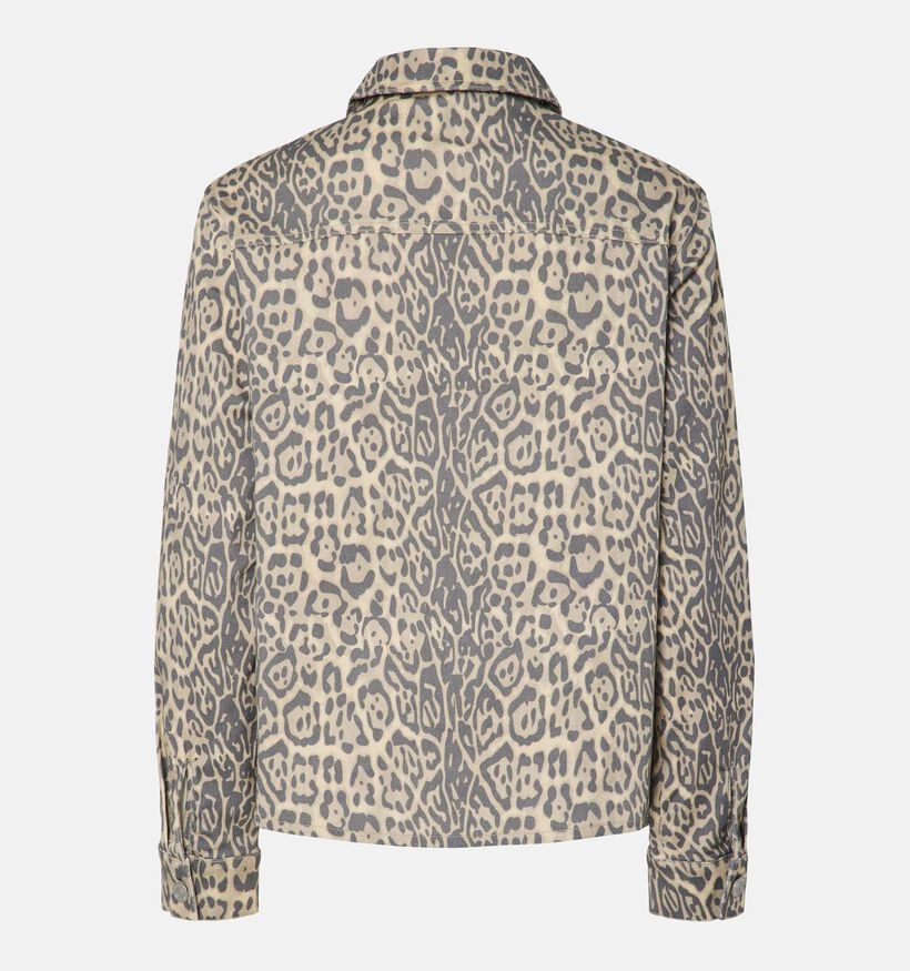 Pieces Fia Bruin Denim hemd voor dames (354087)