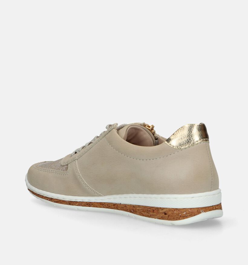 Rieker Taupe Sneakers voor dames (335507)