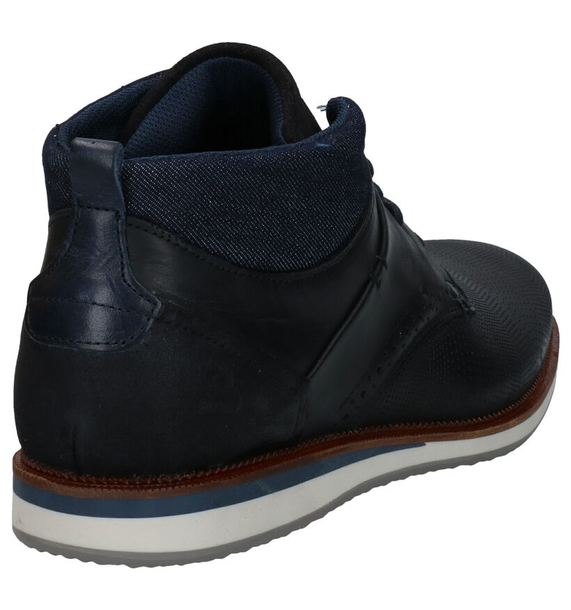 Bullboxer Chaussures hautes en Bleu foncé en cuir (281295)