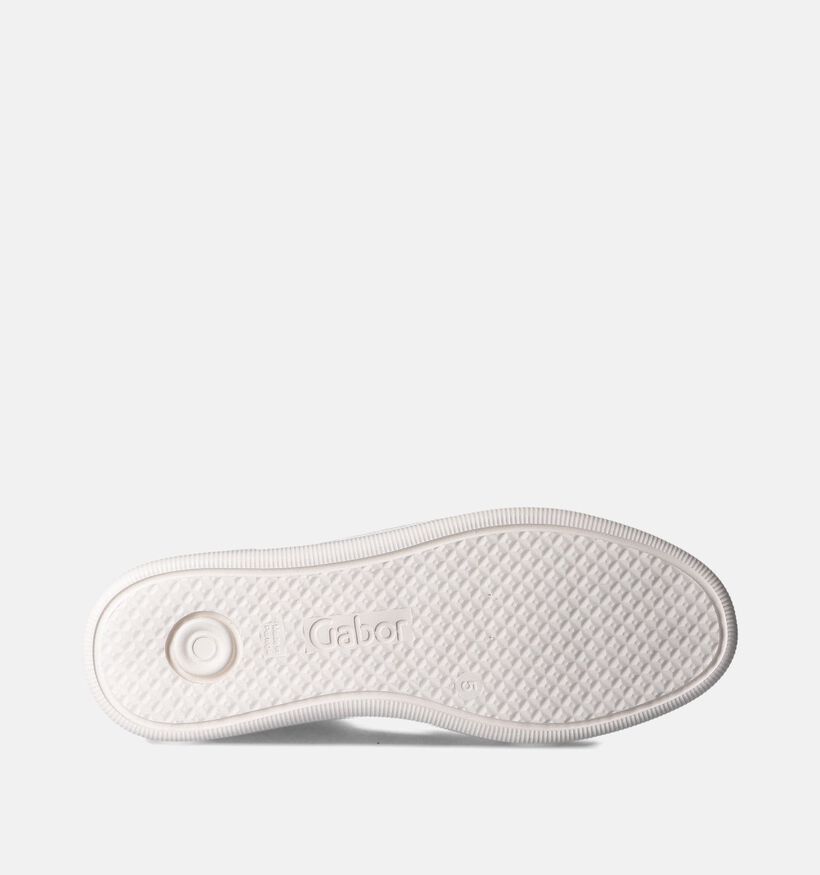 Gabor Ecru Veterschoenen voor dames (352093) - geschikt voor steunzolen