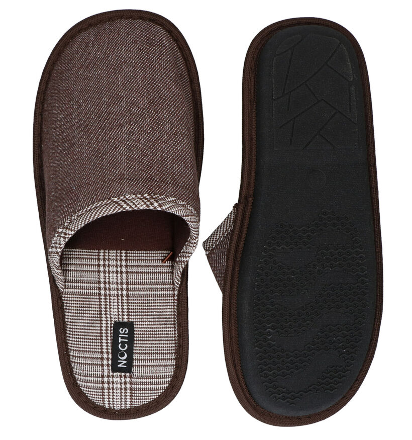 Lamasa Noctis Pantoufles en Marron pour hommes (296313)