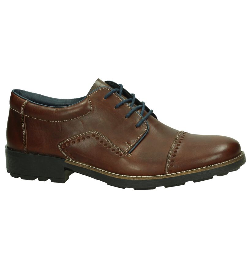 Cognac Veterschoen Brogue Rieker , , pdp