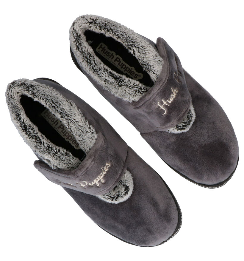 Hush Puppies Cyrilo Grijze Hoge pantoffels voor dames (345566)