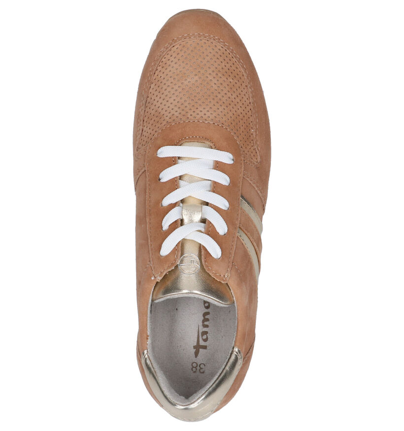 Tamaris Baskets casual en Brun clair en nubuck (270121)