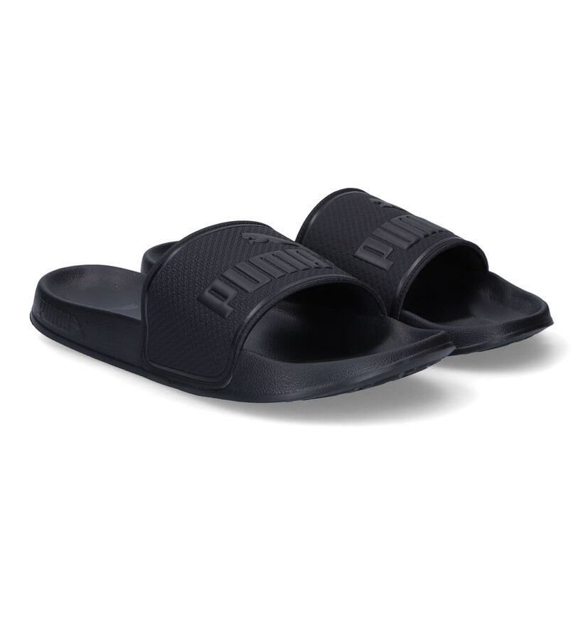 Puma Leadcat 2.0 Claquettes de picine en Noir pour hommes (350312)