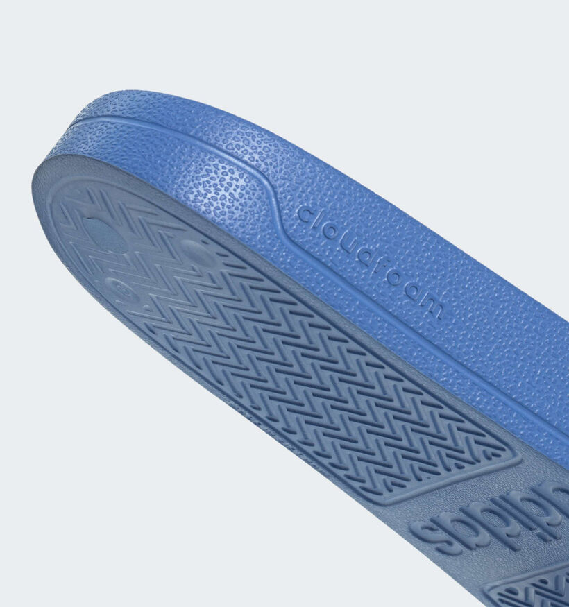 adidas Adilette Claquettes en Bleu/Jaune pour hommes (366997)