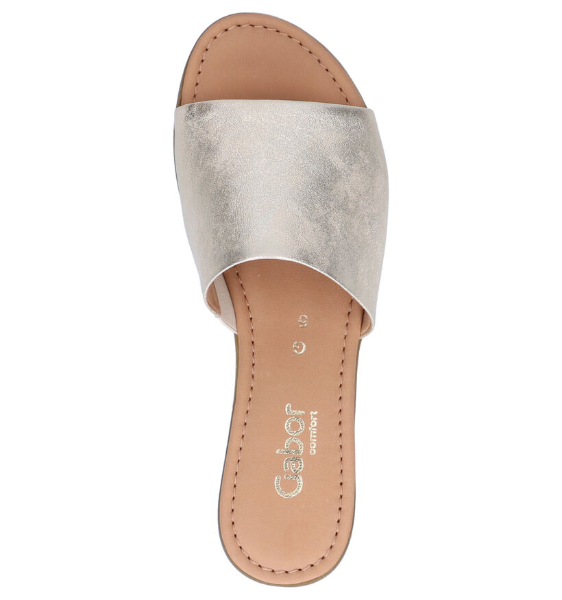 Gabor Nu-pieds en Or en cuir (271623)