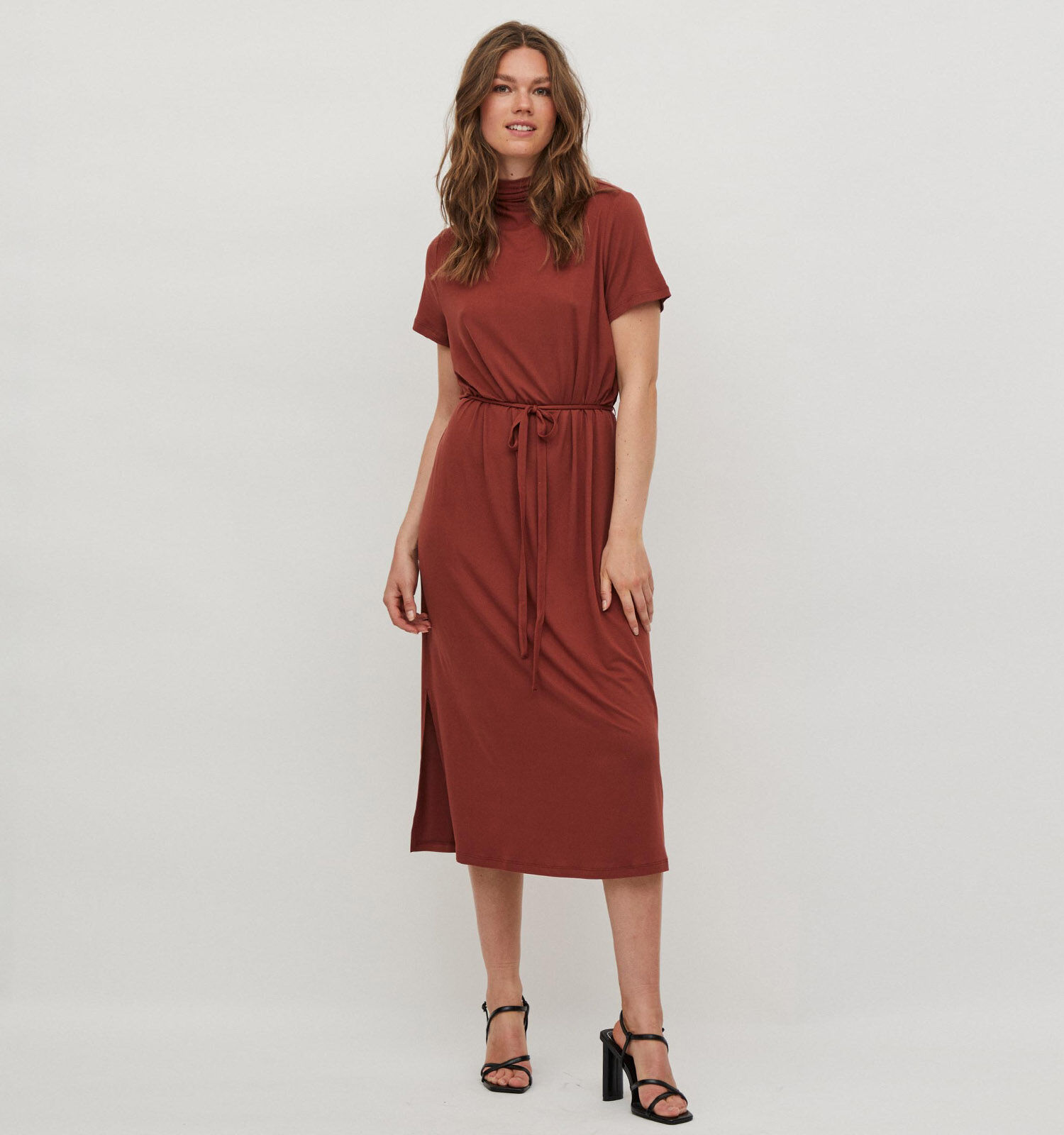Vila Bruine Midi Jurk Dames Kleedjes Online op TORFS.BE