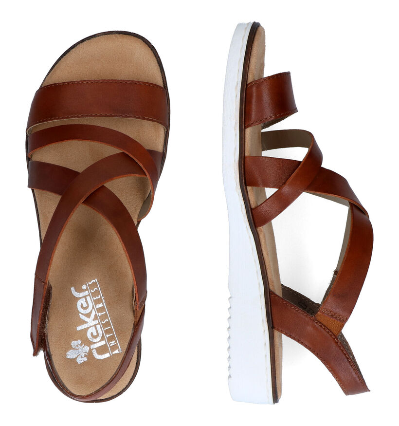 Rieker Cognac Sandalen voor dames (354953)
