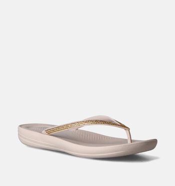 FitFlop Slippers Zwart/Wit/Beige/Rood