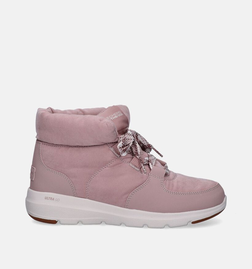 Skechers Glacial Ultra Trend Up Roze Boots voor dames (346359)