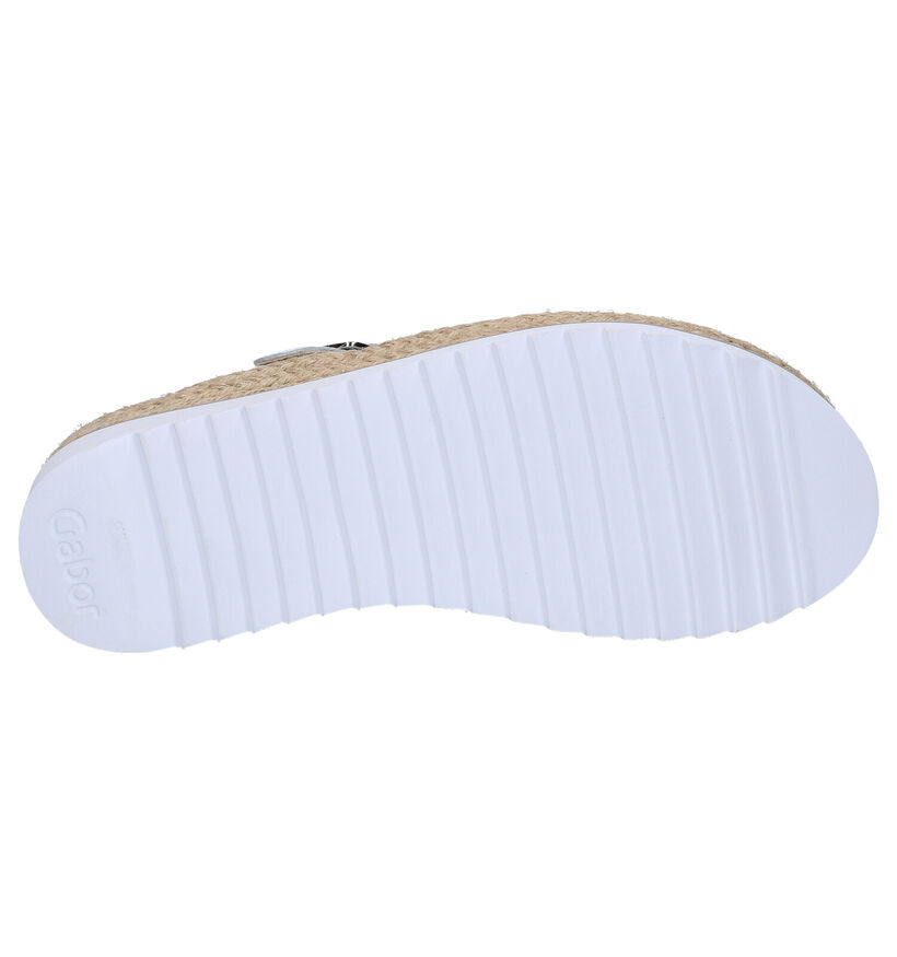 Gabor Best Fitting Witte Teenslippers in leer (271628)