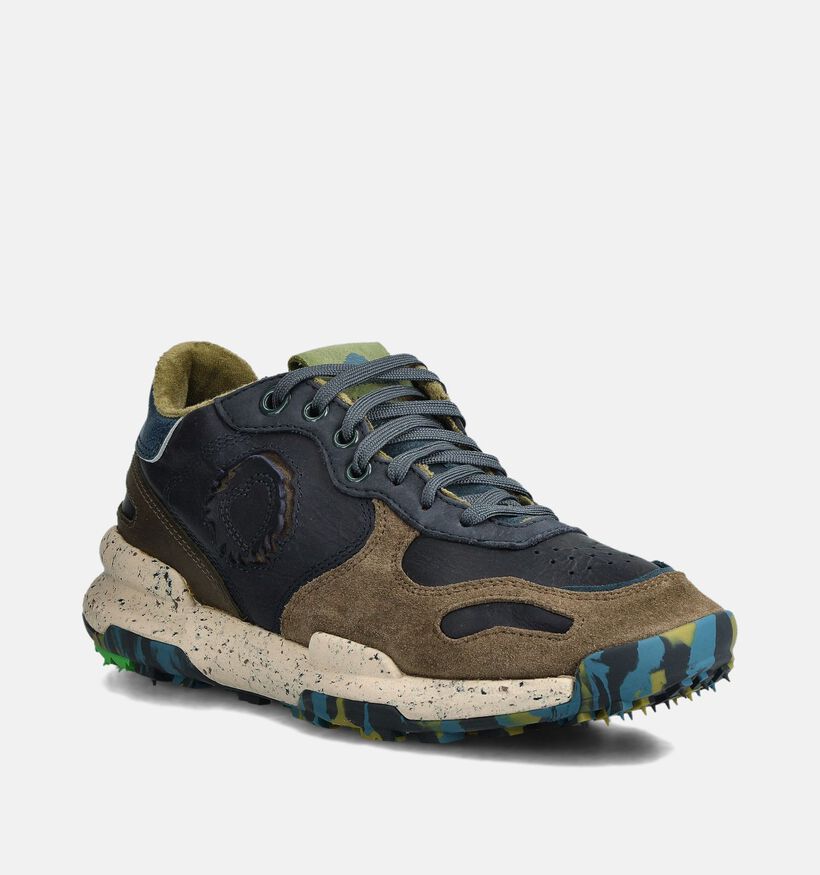 Satorisan Chacrona Pull Up Chaussures plates en Bleu pour hommes (362045) - pour semelles orthopédiques