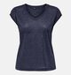 ONLY Carmakoma Blauwe T-shirt voor dames (371835)