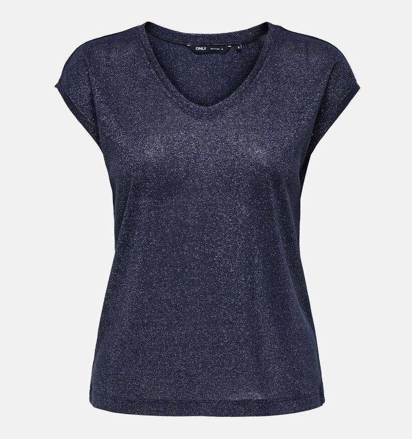 ONLY Carmakoma Blauwe T-shirt voor dames (371835)