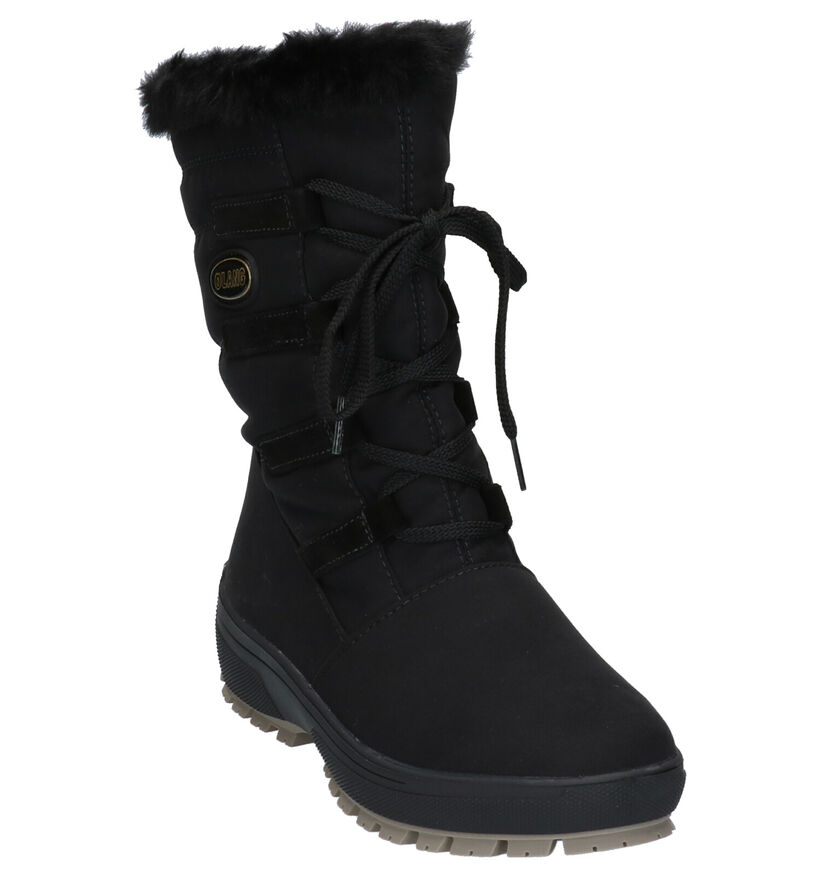 Olang Nora Zwarte Snowboots in stof (262753)