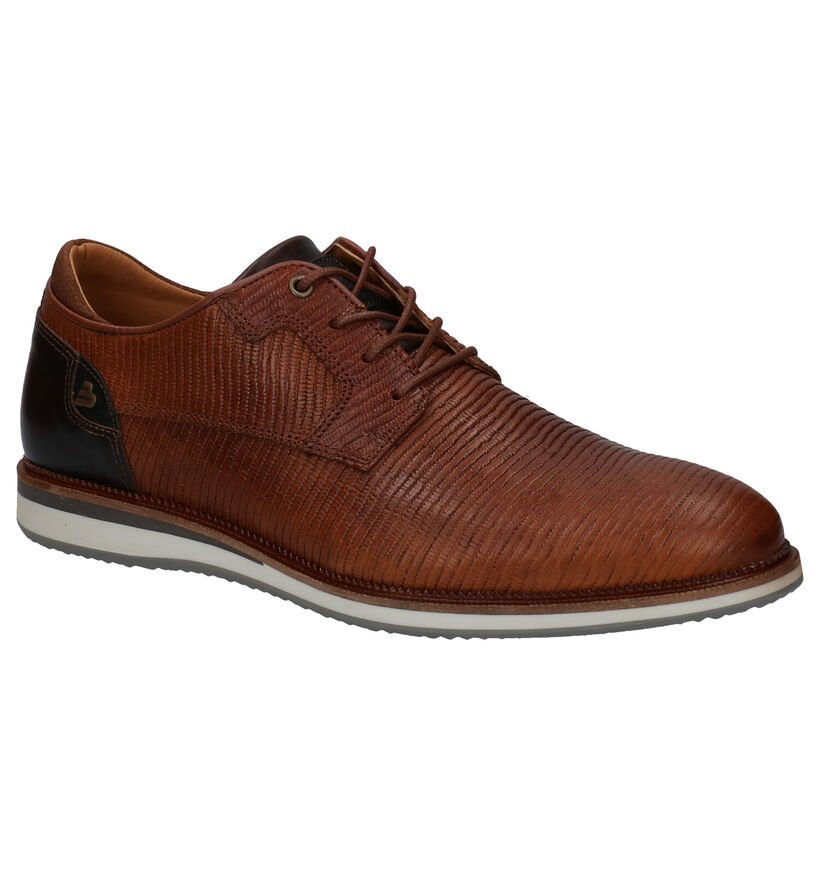 Bullboxer Cognac Veterschoenen in leer (281830)