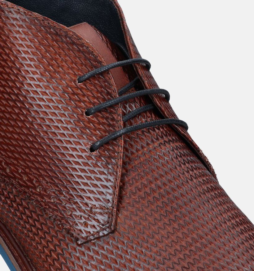 Via Borgo Chaussures classiques en Cognac pour hommes (330336)