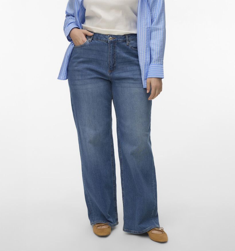 Vero Moda Curve Tessa Wide Blauwe Jeansbroek L32 voor dames (376499)