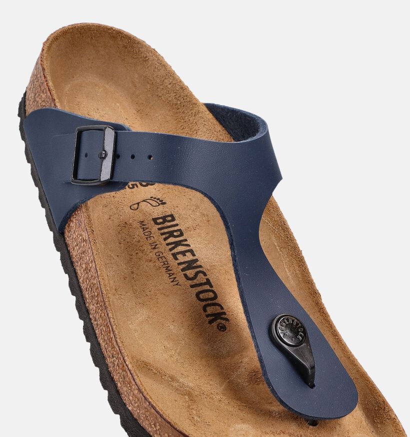 Birkenstock Gizeh Blauwe Teenslippers voor dames (368498)
