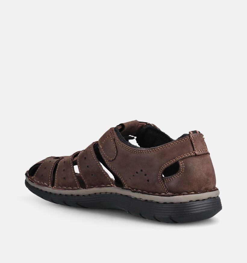 Rohde Donkerbruine Gesloten Sandalen voor heren (370980)