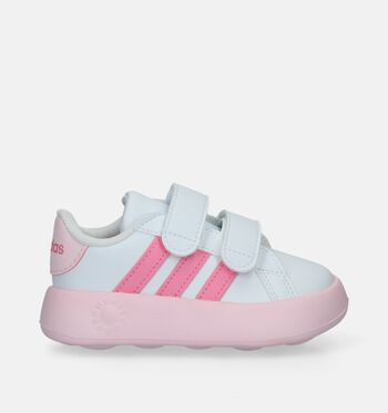 adidas Grand Court Low Baskets Cloud White / Iridescent / Cloud White/Cloud White / Pulse Mint / Beam Pink/Cloud White/Bliss Pink/Clear Pink