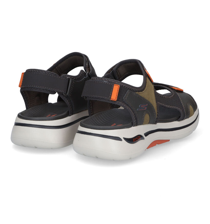 Skechers Arch Fit Mission Sandales en Brun en synthétique (305380)