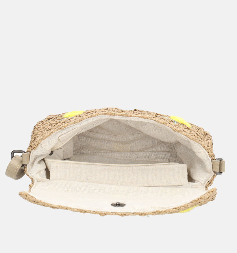 ZEBRA Citroen Lichtbeige/Gele Crossbodytas voor dames (374369)