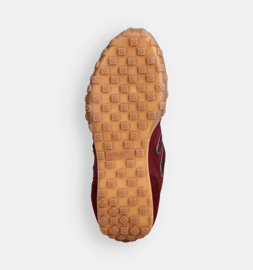 Laurent David Bordeaux Veterschoenen voor dames (365033) - geschikt voor steunzolen
