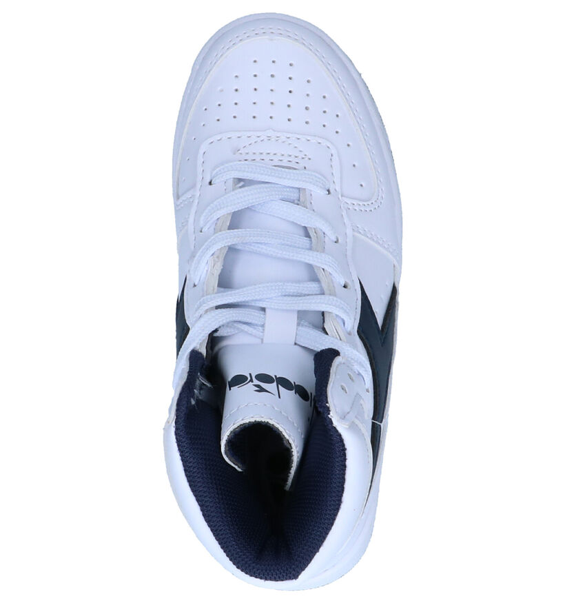 Diadora Mi Basket Witte Sneakers in kunstleer (264252)