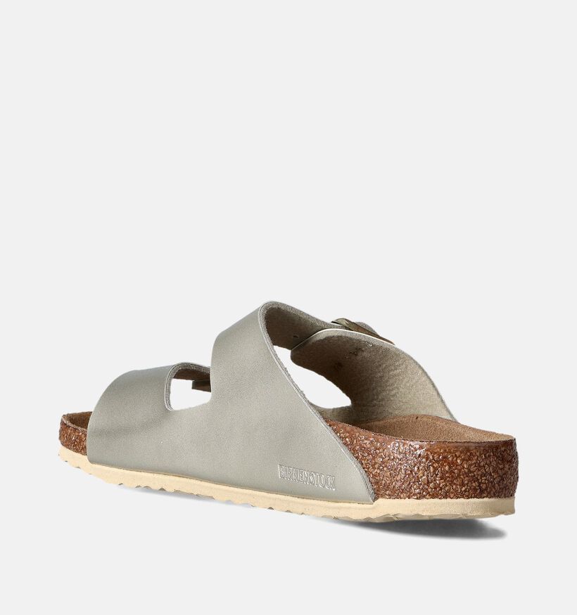 Birkenstock Arizona Nu-pieds en Or pour filles (352392)