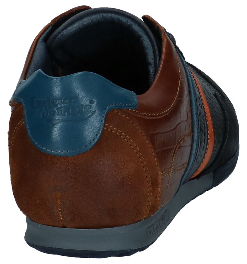 Cycleur de Lux Crash Chaussures à Lacets en Cognac en cuir (272397)