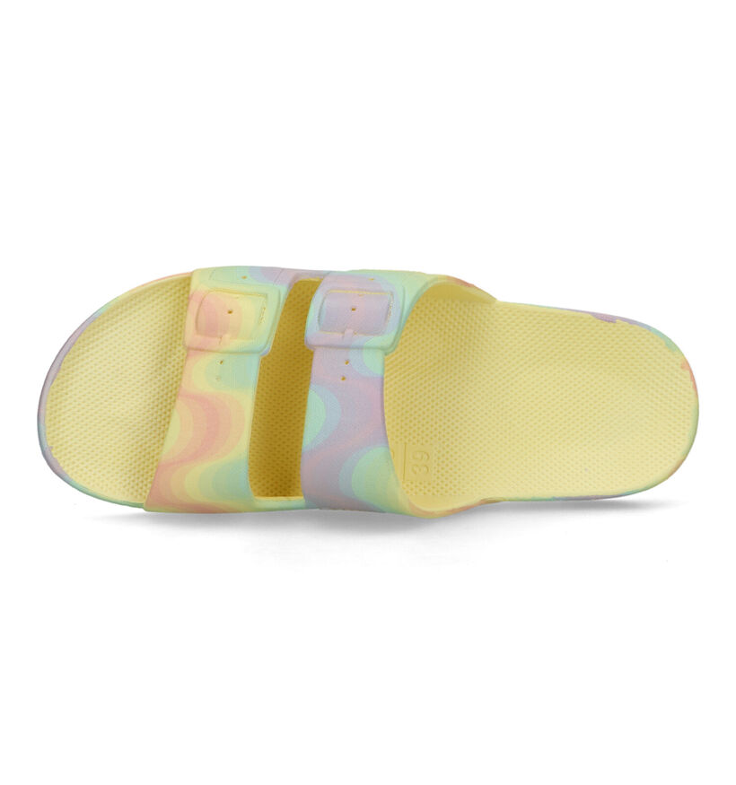 Freedom Moses Basic Nu-pieds en Jaune pour femmes (323023)