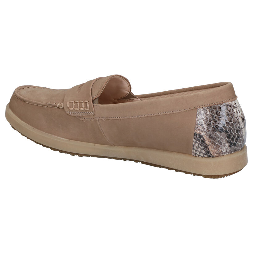 Gabor Mocassins en Taupe en nubuck (271656)