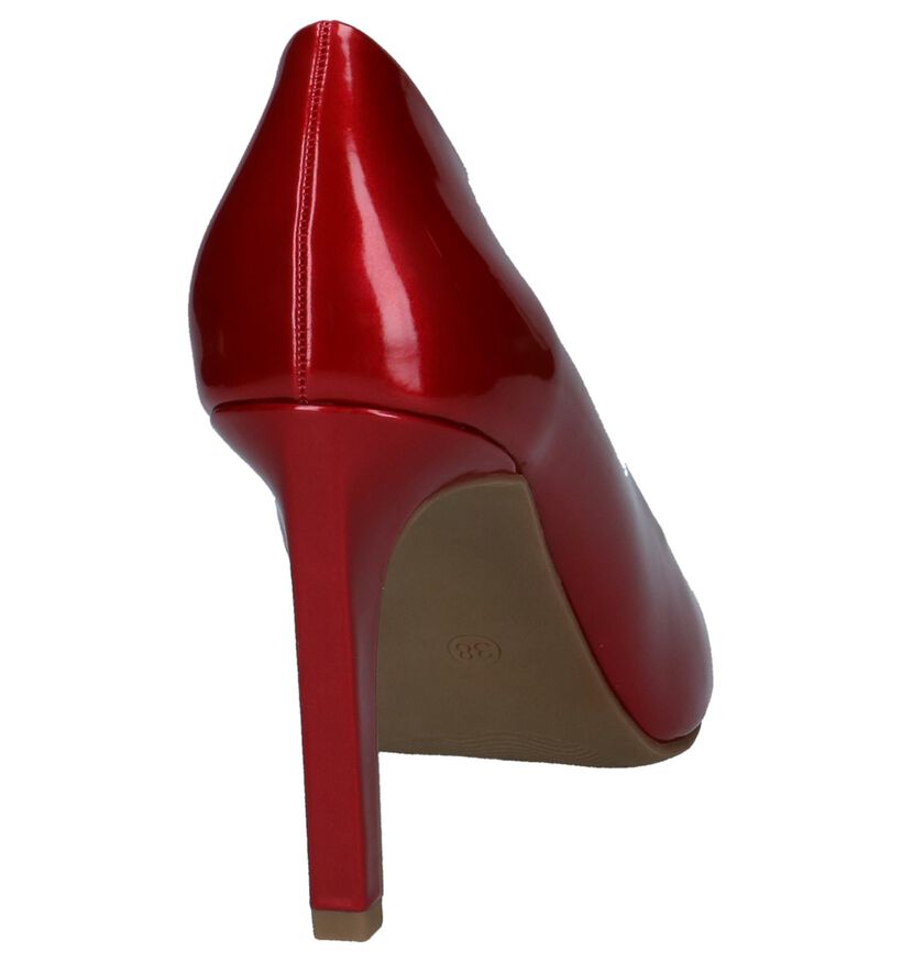 Rode Laké Pumps met High Heels Youh! in kunstleer (238087)