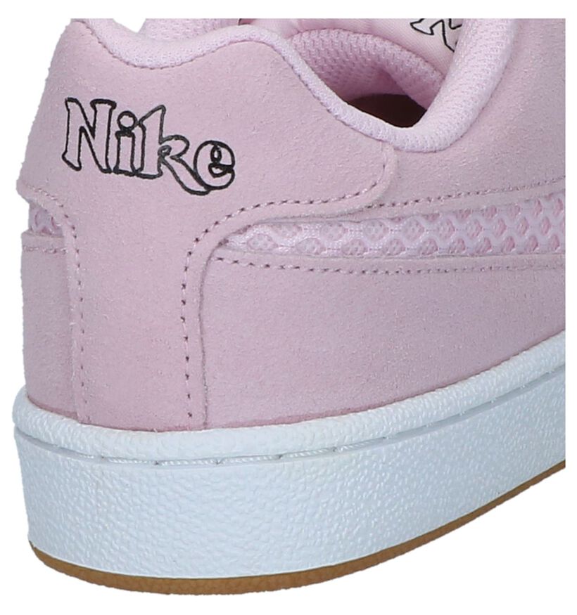 Roze Sneakers Nike Court Royale in daim (237838)