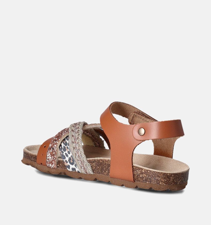 Milo & Mila Cognac Sandalen voor meisjes (356653)